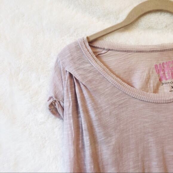 Juicy Couture Pink Light Fluttery T-Shirt - Picture 2 of 6